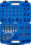 Medidor de flujo de common rail con 24 adaptadores