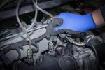 Medidor de flujo de common rail con 24 adaptadores