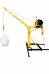 Grua de obra 500 kg 25 m electrica 230V – Rotacion 360°