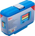 Juego de vasos de impacto con protector de plastico extra largas entrada (1/2) 17 / 19 / 21 mm 3 piezas