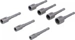 Juego extractor para tornillos y tuercas entrada hexagono exterior (1/4) para taladros electricos 7 piezas