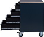 Carro de herramientas 4 cajones vacio para sistema de modulos de pared