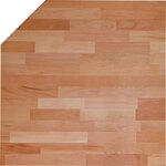 Encimera de madera maciza zona de esquina