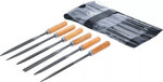 Juego de limas para llaves mango de madera 100 mm 6 piezas
