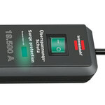 Regleta Secure-Tec 6 tomas negra