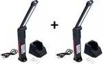 Lampara articulada a bateria LED COB 6,5 W con estacion de carga x2 piezas
