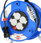 Carrete de cable 25 m H05VV-F 3G1,5