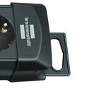 Regleta 10 tomas negra 3m H05VV-F 3G1,5