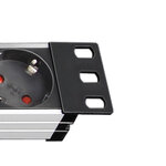 Regleta 8 tomas 2 m H05VV-F 3G1,5 + interruptor