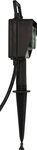Enchufe de jardin con piqueta de tierra IP44 doble 1,4 m H07RN-F 3G1,5