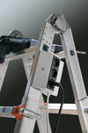 Regleta con pinza 3 tomas 3 m H05VV-F 3G1,5 blanco antracita