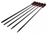 Juego de destornilladores Torx (extra largos) T20 a T40