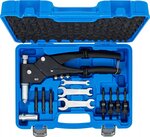 Juego de remachadora para remaches estandar, tuercas remachables y remaches