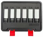 Juego especial de 6 vasos de impacto 1/2 para llantas de aluminio