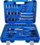 Juego de llaves de vaso hexagonal entrada 6,3 mm (1/4) / 10 mm (3/8) 92 piezas