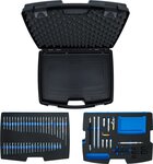 Juego de adaptadores para medidor digital de presion y compresion BGS 63410