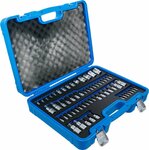 Juego de puntas de vaso y llaves de vaso Perfil E / perfil T (para Torx) / perfil T (para Torx) con orificio / perfil TP (para Torx Plus) 60 pi