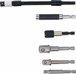 Conjunto de adaptadores y extensiones para taladros electricos 6 piezas