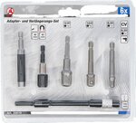 Conjunto de adaptadores y extensiones para taladros electricos 6 piezas