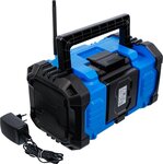 Radio DAB a bateria hibrido 18 V y 230 V sin bateria