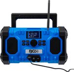 Radio DAB a bateria hibrido 18 V y 230 V sin bateria