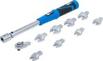 Juego de llave dinamometrica de 9 x 12 mm cabezales insertables 10 - 50 Nm 10 piezas