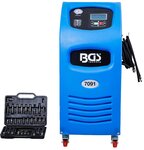 Dispositivo de cambio de aceite de la caja de cambios automatica y de limpieza