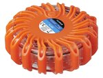 Disco de advertencia naranja con 16 LED