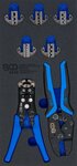 Tool Tray 1/3: Herramienta de crimpado y pelacables 12 piezas