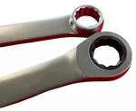 Juego de llaves de estrella con carraca extra largas 8–19 mm 10 piezas