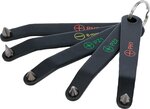 Destornilladores para puntas especiales ultra plana ranura SL en cruz PH y PZ perfil en T (para Torx) 5 pieza