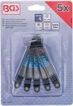 Destornilladores para puntas especiales ultra plana ranura SL en cruz PH y PZ perfil en T (para Torx) 5 pieza