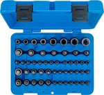 Juego de puntas de vaso y llaves de vaso Perfil E / perfil T (para Torx) / perfil T (par