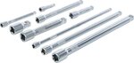 Juego de extensiones basculantes 6,3 mm (1/4), 10 mm (3/8), 12,5 mm (1/2) 9 piezas