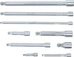 Juego de extensiones basculantes 6,3 mm (1/4), 10 mm (3/8), 12,5 mm (1/2) 9 piezas