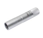 Vaso para bujias magnetico, 12 caras, largo entrada (3/8) 14 mm