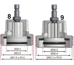 Test de presion del radiador 18 piezas