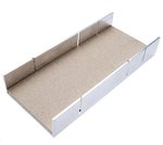 Caja de ingletes de aluminio 245 x 105 x 40 mm