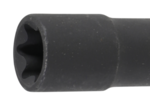 Llave de vaso E-Torx, extra larga entrada 22 mm E24