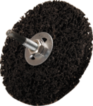 Muela abrasiva negro Ø 100 mm agujero de sujecion 8 mm