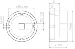 Llave de vaso almenada para Ford Transit con ejes tipo 34