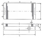 Rectangular -21kg imán permanente PRM350