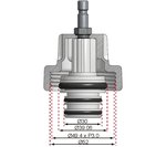 Adaptador N 17 para BGS 8027/8098:BMW E60, E63, E64, E65