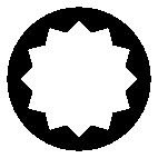 Kappe 3 / 4-3 / 4 12-seitig