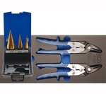 Tool Tray 1/3: Tijeras de metal, Step Drill 5 piezas