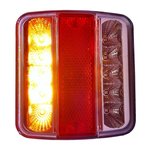 Luz trasera 4 funciones 98x105mm 14LED