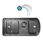 Luz trasera 5 funciones 225x105mm 43LED derecha
