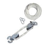 Cabrestante manual con cuerda de nailon de 20 m