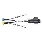 Juego de cables de 9M con enchufe de 13 pines y 2 conectores de 5 pines + 6M DC
