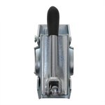 Abrazadera de 48 mm con husillo inclinable para rueda de morro